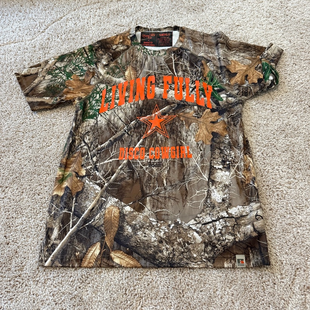 Living Fully x Disco Cowgirl Camo Top